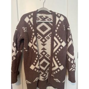 Purple/Gray ruby moon comfy cozy cardigan